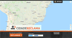 Desktop Screenshot of cidadereclama.com.br